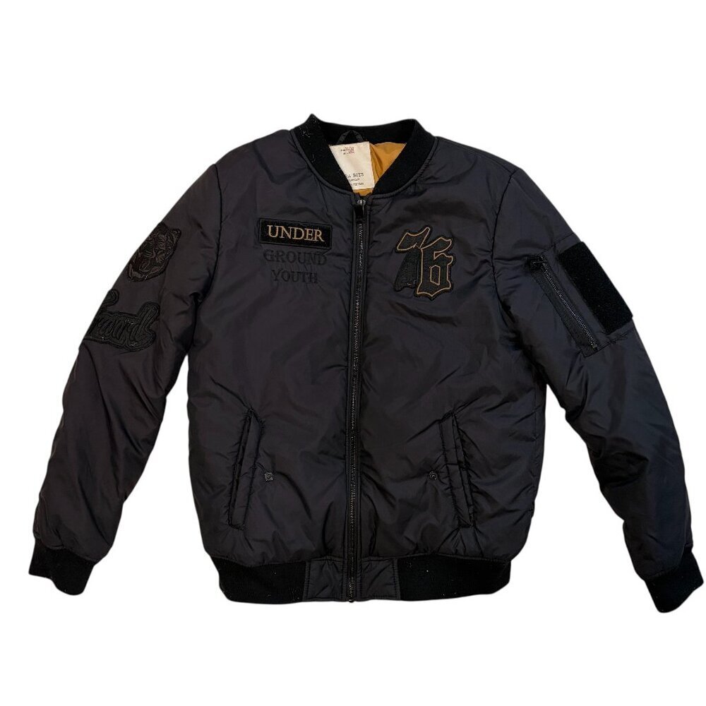 Zara Boys Black Jacket size 11/12